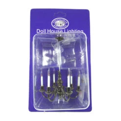Dolls House DE287 Kronleuchter 6-armig 1:12 Für Puppenhaus