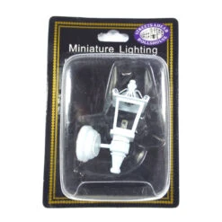 Dolls House DE328 LED Wandlaterne Weiss 1:12 Für Puppenhaus