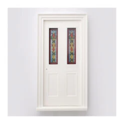 Dolls House DIY206 Weiße Tür Eingangstür 1:12 Für Puppenhaus