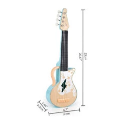 Hape E0626 Rock´n´Roll Lern-Ukulele Musikinstrument -Spielwarenladen E0626 3 Rock n Roll Lern Ukulele