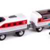 Hape E3774 Intercity Zugset Batteriebetrieben Für Holzeisenbahn 2 Hape E3774 Intercity Zugset Batteriebetrieben Für Holzeisenbahn -Spielwarenladen E3774 1 Intercity Zugset