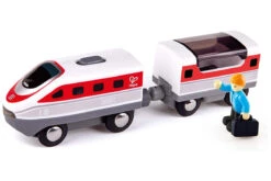 Hape E3774 Intercity Zugset Batteriebetrieben Für Holzeisenbahn