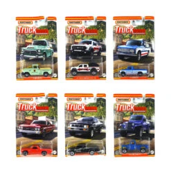 Matchbox GGF12-968K 6er-Set Truck Series Maßstab 1:64 Modellautos