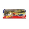 Hot Wheels GMH39-83 Geschenkset "Going To The Race" 4er Set Maßstab Ca. 1:64