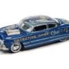 Johnny Lightning JLPC008-2 Hudson Hornet Blau Metallic 1951 "Clue" - Pop Culture 2022 R3 Maßstab 1:6 -Spielwarenladen JLPC008 2