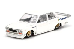 Kaidohouse KHMG016 Datsun 510 Pro Street "GReddy" Perlweiss (LHD) MiniGT Maßstab 1:64 Modellauto