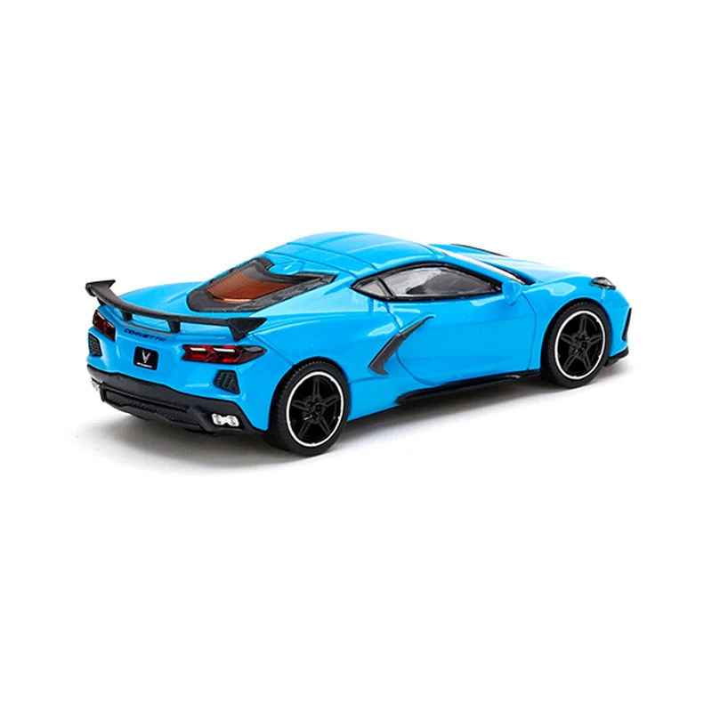 TSM-Models 251 Chevrolet Corvette Stingray Rapid Blau (LHD) MiniGT Maßstab 1:64 Modellauto 4 TSM-Models 251 Chevrolet Corvette Stingray Rapid Blau (LHD) MiniGT Maßstab 1:64 Modellauto – Bild 2