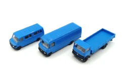 NOS! Herpa Modell-Set "Mercedes Benz" Nutzfahrzeuge Blau Maßstab Ca. 1:87 Modellauto