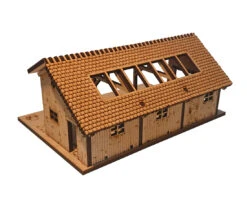 Sjo-cal SJO64004 Diorama Barn Finds "Scheune" Bausatz Lasergeschnitten Maßstab 1:64 -Spielwarenladen Sjo cal 3 Diorama Barn Finds Scheune