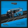 ***Tarmac T43-024-BLU Toyota Hiace Widebody Schwarz/blau Maßstab 1:43 Modellauto -Spielwarenladen T43 024 BLU Toyota Hiace Widebody schwarz blau