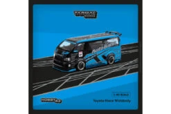 ***Tarmac T43-024-BLU Toyota Hiace Widebody Schwarz/blau Maßstab 1:43 Modellauto