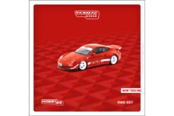 ***Tarmac T64-057-PH Porsche 911 RWB 997 Philadelphia Rot Maßstab 1:64 Modellauto