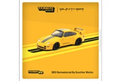 Tarmac T64-TL054-YL Porsche 993 Remastered By Gunther Werks Gelb Maßstab 1:64 Modellauto -Spielwarenladen T64 TL054 YL 1 Porsche 993 Remastered By Gunther Werks gelb