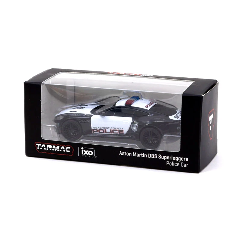 Tarmac T64G-004-PC Aston Martin DBS Superleggera "Police" Schwarz/weiss Maßstab 1:64 Modellauto 5 Tarmac T64G-004-PC Aston Martin DBS Superleggera "Police" Schwarz/weiss Maßstab 1:64 Modellauto – Bild 3