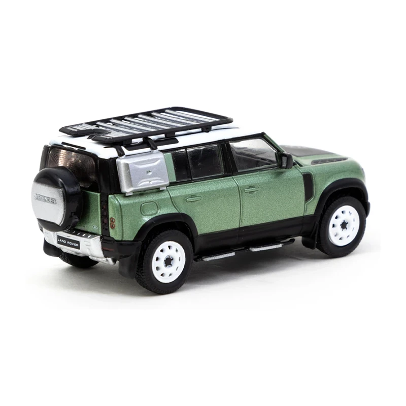 Tarmac T64G-020-GR Land Rover Defender 110 Grün Metallic Maßstab 1:64 Modellauto 4 Tarmac T64G-020-GR Land Rover Defender 110 Grün Metallic Maßstab 1:64 Modellauto – Bild 2