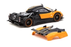 Tarmac T64G-TL021-OR Pagani Zonda Cinque Orange/schwarz Global64 Maßstab 1:64 Modellauto -Spielwarenladen T64G TL021 OR 2 Pagani Zonda Cinque orange schwarz