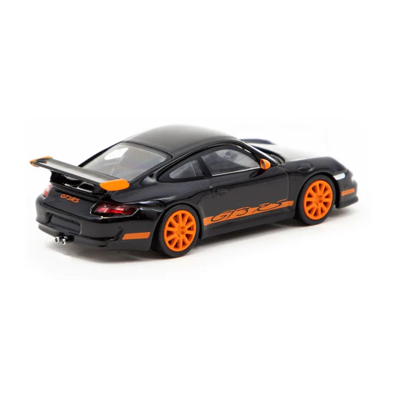 Tarmac 643066004 Porsche 911 GT3 RS (997) Schwarz/orange Collab Mit Minichamps 1:64 Modellauto 4 Tarmac 643066004 Porsche 911 GT3 RS (997) Schwarz/orange Collab Mit Minichamps 1:64 Modellauto – Bild 2