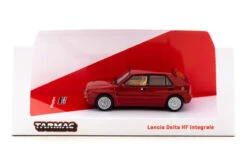 Tarmac T64R-TL049-RED Lancia Delta HF Integrale Rot Road64 Maßstab 1:64 Modellauto -Spielwarenladen T64R TL049 RED 3 Lancia Delta HF Integrale rot