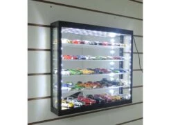 Triple9 Sammlervitrine 1:64 Mit 5 Etagen, Schwarz Mit Spiegel Und LED Beleuchtung T9-648850Mbk -Spielwarenladen T9 648850Mbk 2