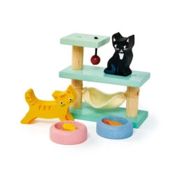 Tender Leaf Tender TL8161 Katzen-Set Aus Holz Für Puppenhaus