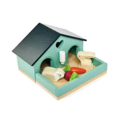 Tender Leaf Tender TL8163 Kanninchen-Merrschweinchen-Set Aus Holz Für Puppenhaus