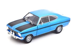 Whitebox WB124106 Opel Kadett B Rallye Blau Metallic/schwarz 1967 Maßstab 1:24 Modellauto