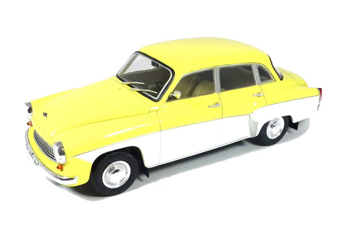Whitebox WB124144 Wartburg 312 Hellgelb/weiss 1965 Maßstab 1:24 Modellauto 3 Whitebox WB124144 Wartburg 312 Hellgelb/weiss 1965 Maßstab 1:24 Modellauto