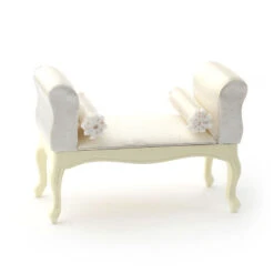 Dolls House 5667 George III Cream Sitzbank 1:12 Für Puppenhaus