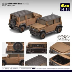 Era Car SU20JSUSP37 Suzuki Jimny Sierra "Happy 50th Anniversary" Chocolate Maßstab 1:64 Modellauto -Spielwarenladen era car su20jsusp37 suzuki jimny sierra happy 50th anniversary 100017