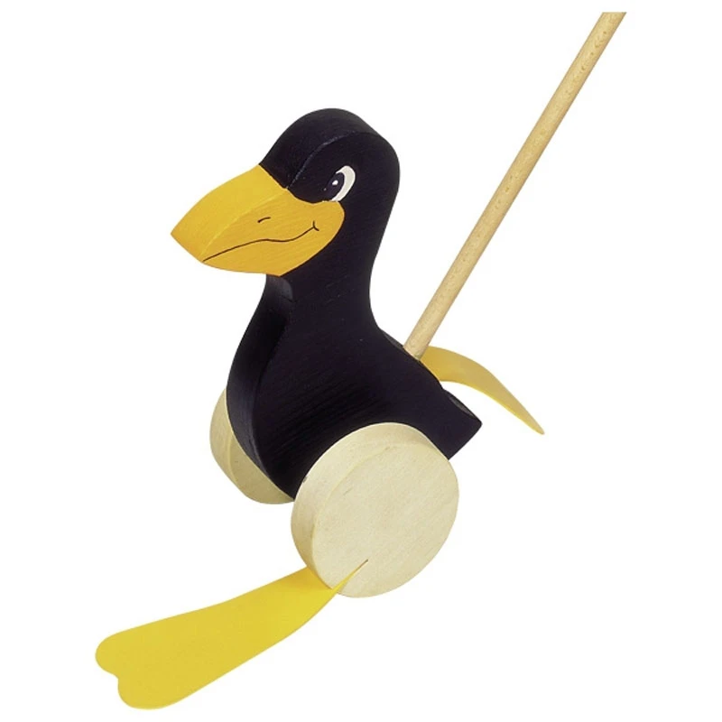 Goki 54997 Schiebetier "Rabe" Watscheltier Holz 3 Goki 54997 Schiebetier "Rabe" Watscheltier Holz