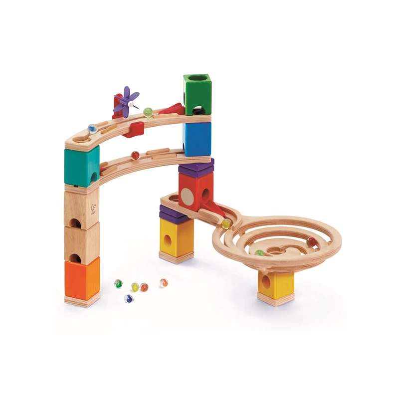 Hape E6021 Quadrilla "Endspurt" Murmelbahn 3 Hape E6021 Quadrilla "Endspurt" Murmelbahn