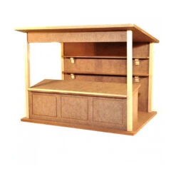 Dolls House DH514 Bausatz Marktstand Holz 1:12 Für Puppenhaus