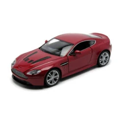 Welly 24017 Aston Martin V12 Vantage Metallic Rot Maßstab 1:24 Modellauto
